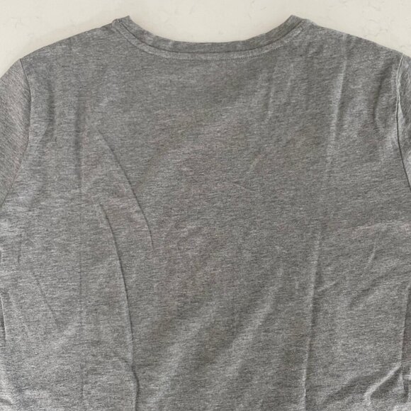 Lord + Taylor Casual SS Crew Neck Cotton Elastane T Shirt Top Grey Sz L NWOT - Picture 6 of 10